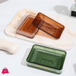 Creative Wall-Mounted Bathroom Soap Dish (No Drilling Required)