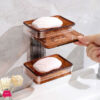 Creative Wall-Mounted Bathroom Soap Dish (No Drilling Required)
