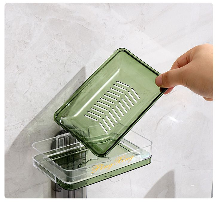 Creative Wall-Mounted Bathroom Soap Dish (No Drilling Required) 13 Creative Wall-Mounted Bathroom Soap Dish (No Drilling Required)