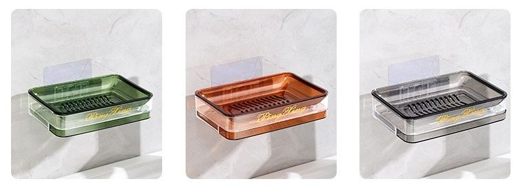 Creative Wall-Mounted Bathroom Soap Dish (No Drilling Required) 10 Creative Wall-Mounted Bathroom Soap Dish (No Drilling Required)