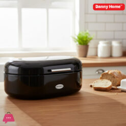 Danny Home Stainless Steel Bread Bin 33cm