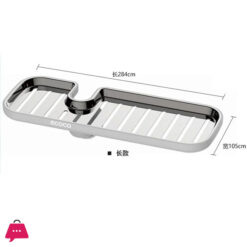 Ecoco Kitchen Faucet Drain Rack Sink Draining Basket