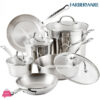 Farberware Millennium Stainless Steel Cookware Pots And Pans Set 10 Pcs Induction Cookware Set