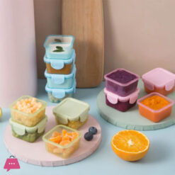 Food Storage Container Small Storage Box with Leakproof Lid Pack of 4