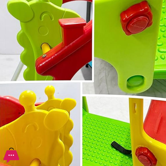 Giraffe Two Kids Stand Swing For 2 Babies 5 Giraffe Two Kids Stand Swing For 2 Babies - Image 3