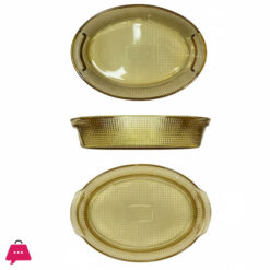 Heat Resistant Basics Clear Oblong Glass Baking Dishes Dish Pan Tray Plate