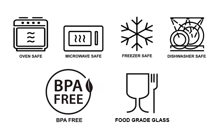 Heat Resistant Basics Clear Oblong Glass Baking Dishes Dish Pan Tray Plate