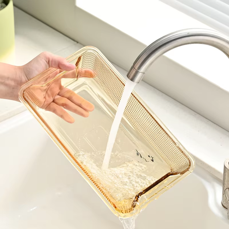 Heat Resistant Basics Clear Oblong Glass Baking Dishes Dish Pan Tray Plate