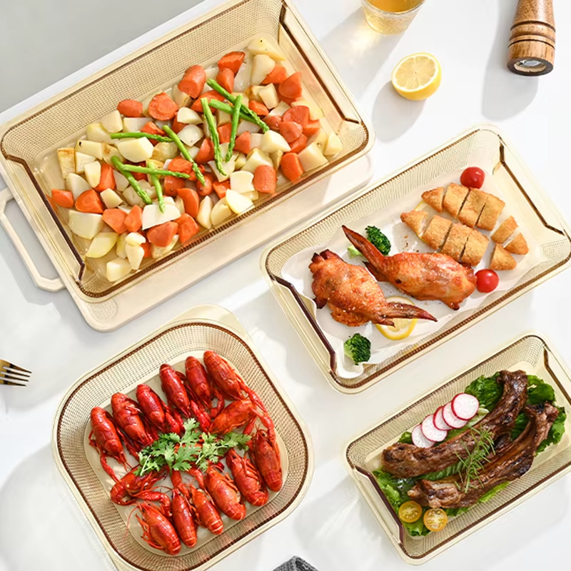 Heat Resistant Basics Clear Oblong Glass Baking Dishes Dish Pan Tray Plate 18 Heat Resistant Basics Clear Oblong Glass Baking Dishes Dish Pan Tray Plate