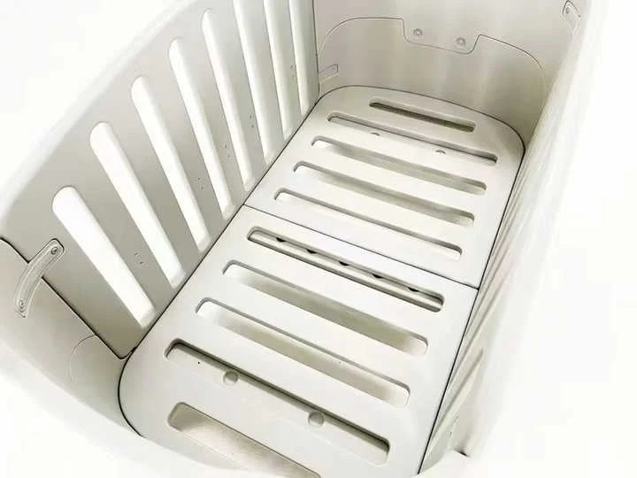 Infantes Baby Fiber &Amp; Wooden Cot Grey 10 Infantes Baby Fiber &Amp; Wooden Cot Grey