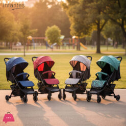 Infantes Baby Stroller One Hand Folding With Suspension 8 Infantes Baby Stroller One Hand Folding With Suspension