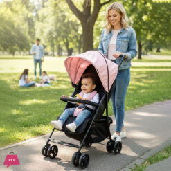 Infantes Stylish &Amp; Compact Lightweight Stroller - Perfect For On-The-Go Parents