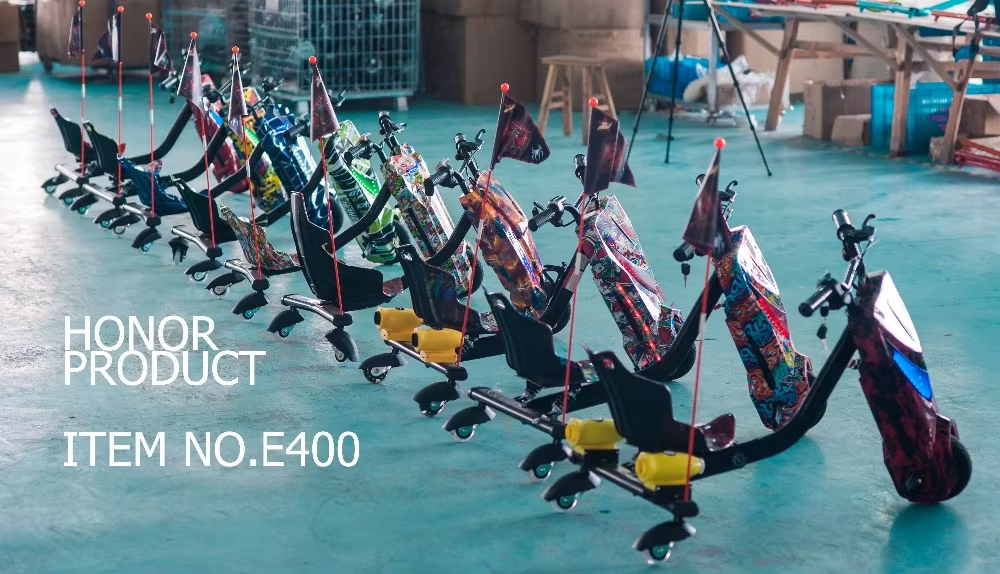 Kids Electric 360 Degree Drifting Trike Bike Drifter Scooter New Smoke Features