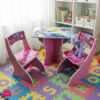 Kids Study Table Wooden Table Chair High Quality 2-Chair 1-Table