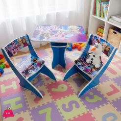 Kids Study Table Wooden Table Chair High Quality 2-Chair 1-Table