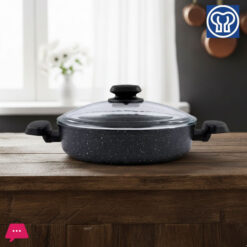 Korkmaz A1843 Ornella Alu. Low Casserole 24x6.5 cm / 2,5 Lt