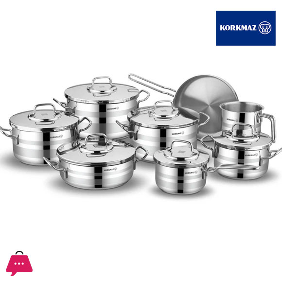 Korkmaz Astron 14 Pcs Cookware Set A2053 3 Korkmaz Astron 14 Pcs Cookware Set A2053