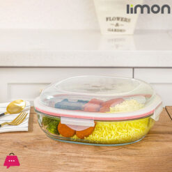 Limon Glass Food Container – Iran Made