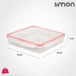 Limon 4 Section Tray 330Ml X 4 Partition