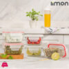 Limon Glass Food Containers With Lid Microwave, Oven &Amp; Safe