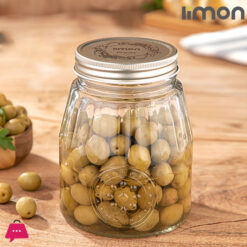 Limon Glass Jar With Steel Lid - Iran Made