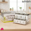 Limon Jar Set Of 7 With Steel Rack Iran Made
