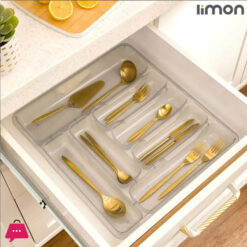 Limon Kitchen Drawer Plastic Cutlery Tray