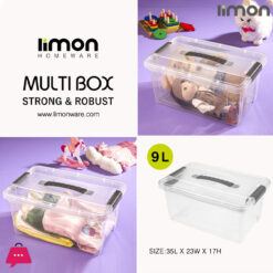 Limon Plastic Multi Storage Box 9Liter