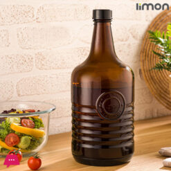 Limon Rustic Glass Brown Bottle
