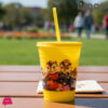 Limon Sports Printed Straw Cup