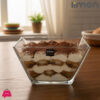 Limon Square Glass Serving Bowl 1200Ml