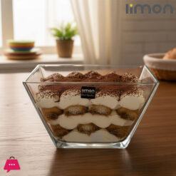 Limon Square Glass Serving Bowl 1200ml