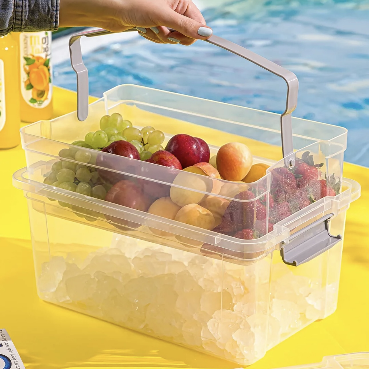 Limon Picnic Box Travel Box With Ice Holder 9 Liter 11 Limon Picnic Box Travel Box With Ice Holder 9 Liter