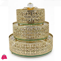 Luxury 3-Piece Golden Bonbonniere Set