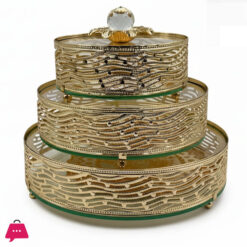 Luxury 3-Piece Golden Bonbonniere Set