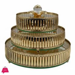 Luxury 3-Piece Golden Bonbonniere Set