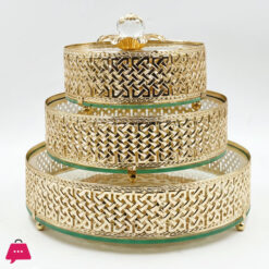 Luxury 3-Piece Golden Bonbonniere Set