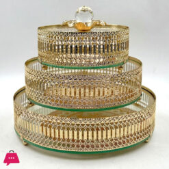 Luxury 3-Piece Golden Bonbonniere Set