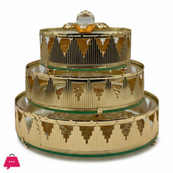 Luxury 3-Piece Golden Bonbonniere Set