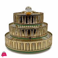 Luxury 3-Piece Golden Bonbonniere Set