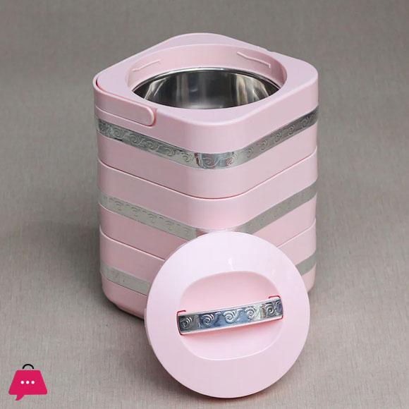 Luxury Camel Lunch Box 3 Pcs 4.5Liter 6 Luxury Camel Lunch Box 3 Pcs 4.5Liter - Image 4