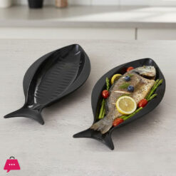 Melamine Plastic Trout Fish Platter 15Inch Length