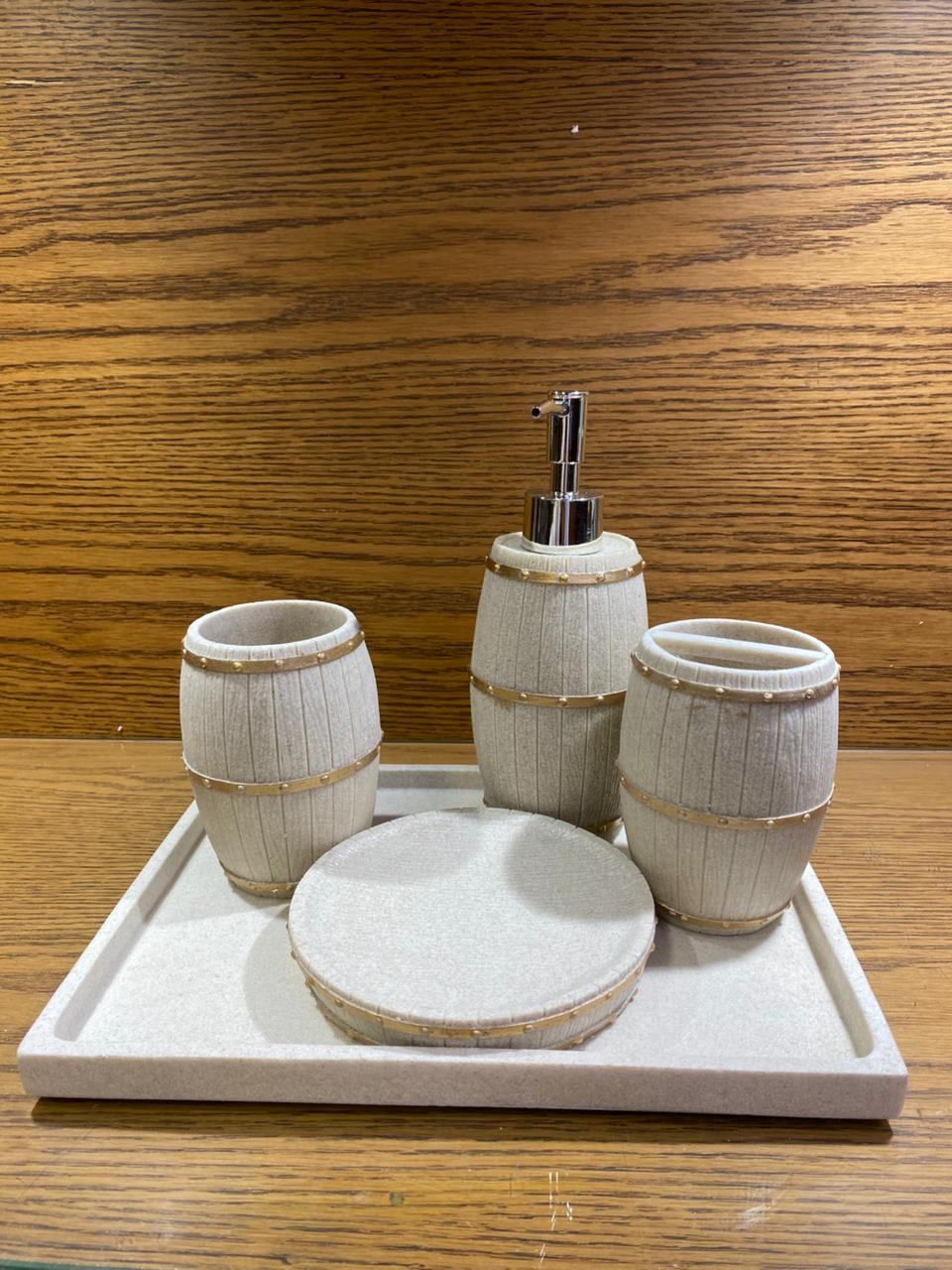 Modern Bathroom Accessories Set 5-Pcs
