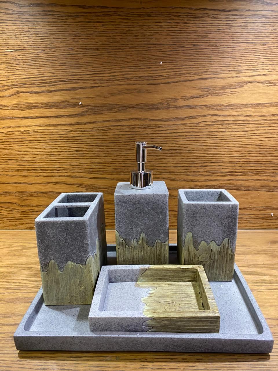 Modern Bathroom Accessories Set 5-Pcs