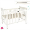 Moon Wooden Foldable Baby Crib