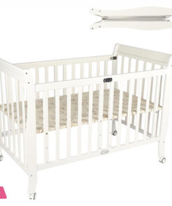 MOON Wooden Foldable Baby Crib