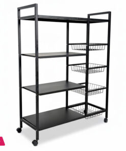 Multi-Layer Vegetable Basket Storage Rack Kitchen Shelving Floor To Floor Multifunctional Microwave Oven Rack Storage Shelf Rack 27 Multi-Layer Vegetable Basket Storage Rack Kitchen Shelving Floor To Floor Multifunctional Microwave Oven Rack Storage Shelf Rack - Image 6
