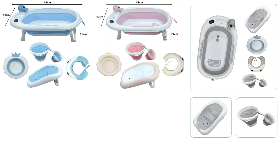 Newborn To Toddler Collapsible Baby Bath Tub Set With Bucket And Spoon 6 In 1 7 Newborn To Toddler Collapsible Baby Bath Tub Set With Bucket And Spoon 6 In 1