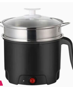 Portable Mini Electric Cooker Non-Stick Hot Pot with Food Steamer for Household