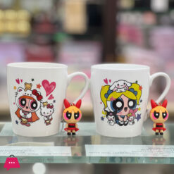 Powerpuff Girls Ceramic Cup with Side Handle Keychain 1-Pcs